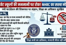 अब प्राइवेट स्कूलों की नहीं चलेगी मनमानी, NHRC का नोटिस